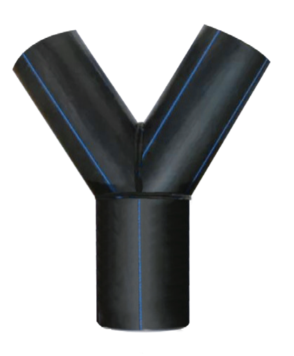 45°对称等径Y三通